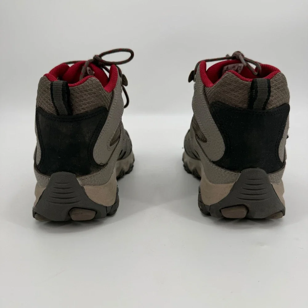 Merrell Alverstone Waterproof Hiking Boots Grey Red MK265701 Kids 6M Womens 7.5
